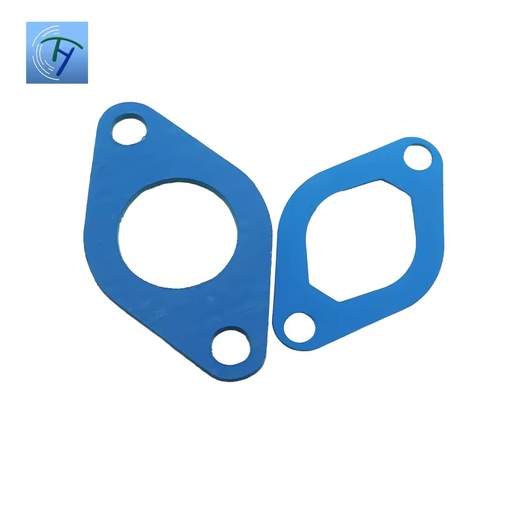 Custom Non-Abestos Oval Flange Fiber Rubber Wear Resistant Flat Gasket for Exhaust Oil Pump Connection Chemical Construction