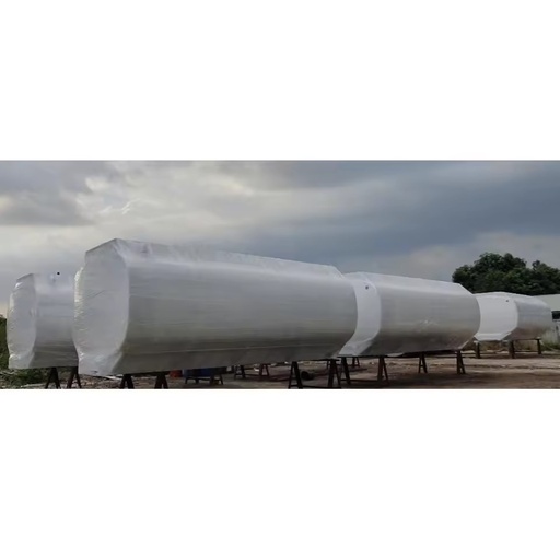 5000 Gallons 5690x2430x2120 Pressure Aluminum Tank 1200KG 10~15psi 20-inch Valves JET-A1 Fuel Finish 1 Year