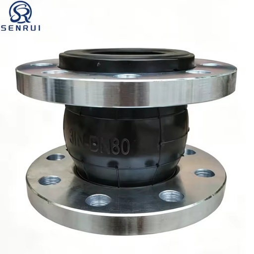 Integral Flange Galvanized Forged Connection Vibration DN250 DN65 Dampening Construction Engineering Rubber Expansion Joint