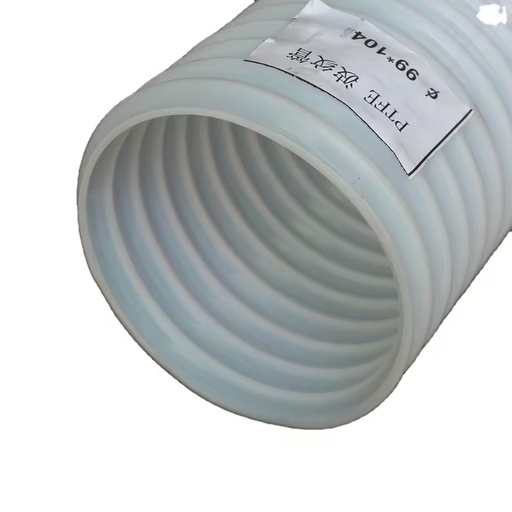 Custom PTFE Corrugated Hose Manufacturer Flexible PTFE Bellows Chemical Resistant Tubing