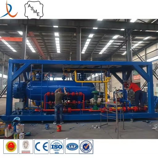 Oilfield Petroleum Surface Well test 3 Phase test Separator and Knock Our Drum