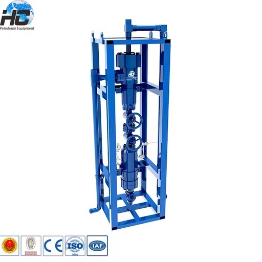 High Pressure Vertical Oilfield Cyclone Desander Slurry Mud Separation
