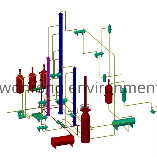 Professional Technical Design Crude Oil Refinery to Produce Gasoline diesel Fuel Oil Naphtha Distillation Equipment