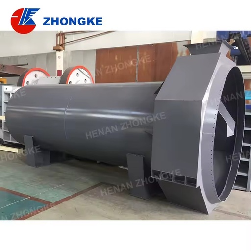 5000-Capacity Petroleum Industry Rotary Dryer - Triple Pass Biomass Rotary Dryer Draft Fan