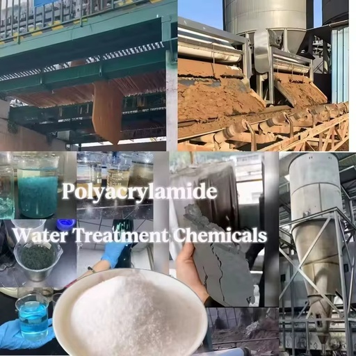 Industrial Grade Cationic Polyacrylamide CPAM for Sludge Thickening Process
