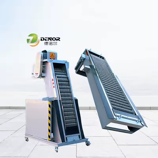 Strong Rigidity Rotary Coarse and Fine Rake Tooth Machine Stainless Steel Grating Equipment Mechanical Grille