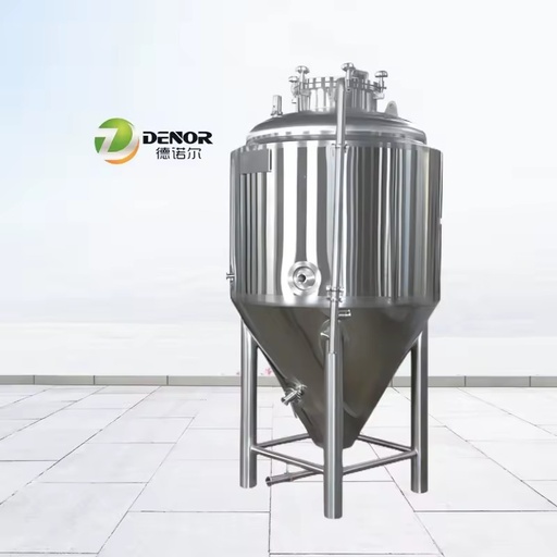 New 40L 60L Pressurized Stainless Steel 304 Conical Fermentation Tank with Temperature Control for Beer Brewing Equipment