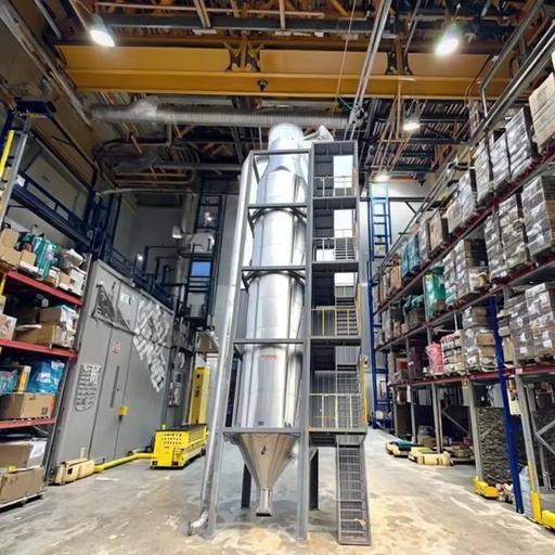 High-Efficiency Vertical Fluidized Bed Dryer Granulator Electric Heating Equipment with Motor As Core Component