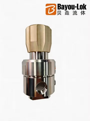 Sanitary Diaphragm Valve 1/4" FNPT 316L Diaphragm Valve High Pressure 4500PSI Chemical Gas Control Valve