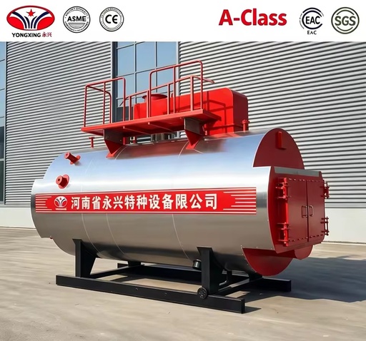 Horizontal Fire Tube WNS Dual-Fuel Industrial Automatic Steam Boiler for Beverage Production Process