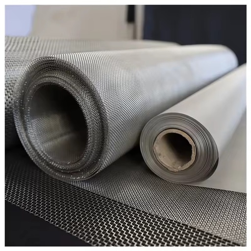 Stainless Steel Woven Screen Stainless Steel Wire Mesh Roll Metal Filter Net High Temperature Resistant Precise Filtration