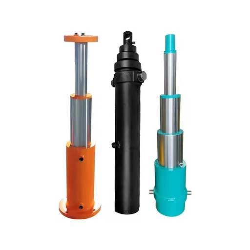 50t Rotary Mini Hydraulic Cylinder New Electric Bidirectional Integrated Manual Multi-Section Pump Motor Hydraulic System Oil