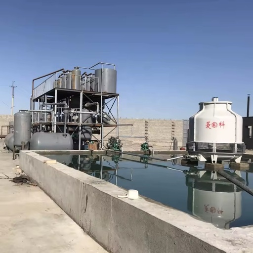 SIHAI 10~15TPD Crude Petroleum Oil & Used Engine Oil Refinery Plant for Diesel/Gasoline Production 25kW Power