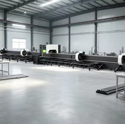 Semi Automatic Loading Fiber Laser Tube Cutting Machine CNC Metal Pipe Cutter with Zero Tail Material HIWIN