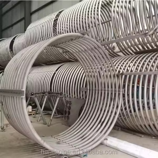 High Quality ASTM Stainless Steel Pipe Coil Tube Serpentine Design Heat Exchanger Condenser Fittings CE SABS TISI Certified