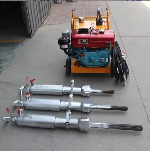 Electric Hydraulic Rock Splitter Stone Breaking Machine 400T Splitting Force Mining Quarry Concrete Demolition Equipment