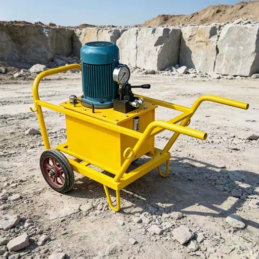 Silent Hydraulic Rock Splitter for Stone Processing and Tunnel Engineering, Green and Non-Polluting