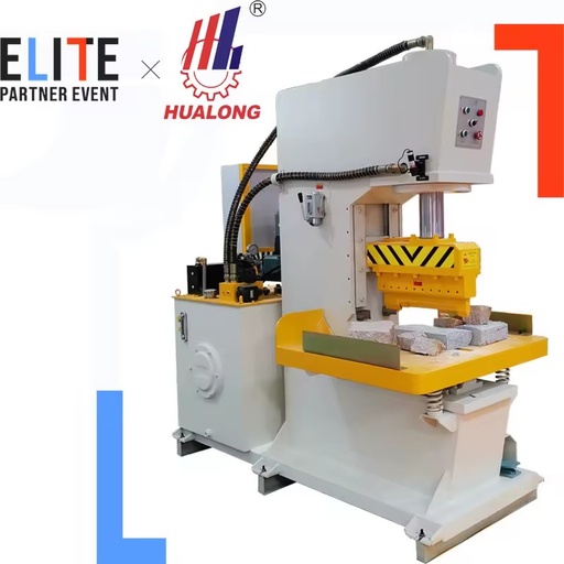 Stonemachinery HLSY-S90H Easy to Operate Hydraulic Rock Guillotine Granite Block Splitting Stone Splitter for Sale