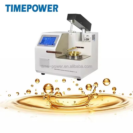 Laboratory Equipment Open Cup Flash Point Fire Point Tester Temperature Controlled Cooling Electronic/Gas Ignition 0.1