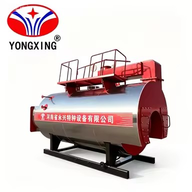 WNS5-1.25-Y(Q) 5 Ton/h Industrial 1.25MPa Pressure Fire Tube Horizontal Automatic Gas/Oil Fired Steam Boiler Q345R