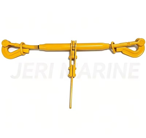 Ratchet Chain Load Binder with Self-locking Grab Hooks, 1-3/8" Portable Forged Chain Tensioner