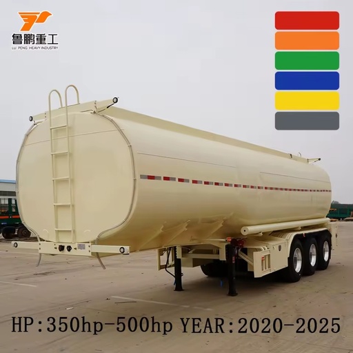 3 Axle 45CBM Fuel Tanker Semi Trailer Aluminum Steel Diesel Petrol Oil Tank Semi Trailer for Fuel Transport