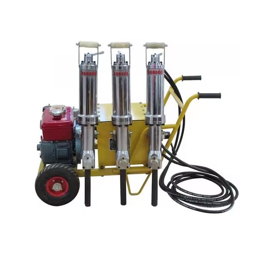 High Efficiency Electropneumatic or Pneumatic Portable Machine Hydraulic Stone Splitting Machine With Wheels