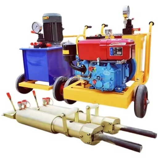 Rock Splitter Hydraulic Excavator Stone Splitting Machine Diesel Engine & Electric Breaker Rock Splitter