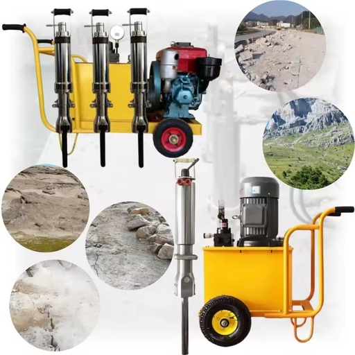 New Stone Breaker and Splitter Rock Splitter Rock Drilling and Splitting Machine for Excavator Hydraulic Rock Crusher