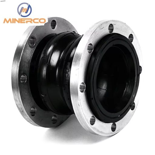 High Pressure EPDM Rubber Expansion Joint with Flange Connectivity Double Sphere Shape for Water Supply Drainage Systems