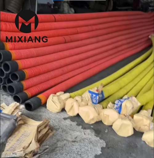 EPDM Steel Wire Reinforced Oil Tank Truck Unloading Pipe Heat-Resistant Oil-Resistant Hose Transporting Hot Asph Cutting