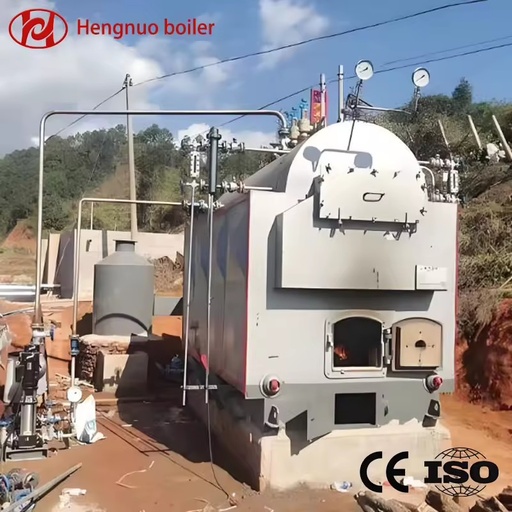 Dzh 4 Ton Industrial Automatic Wood Biomass Pellet Fired Low Pressure Steam Boiler with High Efficiency for Bathroom Use