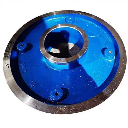 OEM Slurry Pump Throat Bush 4 Curved Blades Painted Finish for Replacement Wear Parts Custom Casting Solutions (1 Year