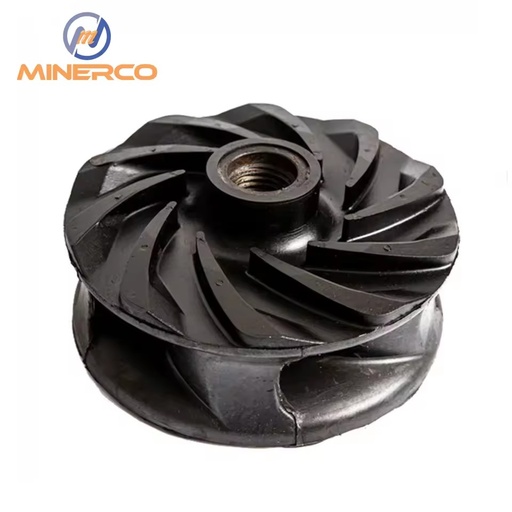 Slurry Pump Impeller High Chrome Alloy Curved Blade 4 Blades Painted Surface OEM Replacement Parts for Mining