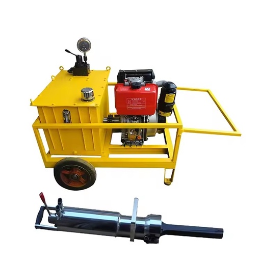 Diesel Engine Darda Hydraulic Rock Splitter Stone Splitter Wedge and Feathers