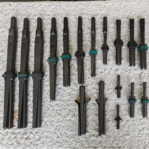 Durable Handheld Rock Splitter Wedges Efficient Manual Stone Splitters for Construction New Mining Pump Core Component
