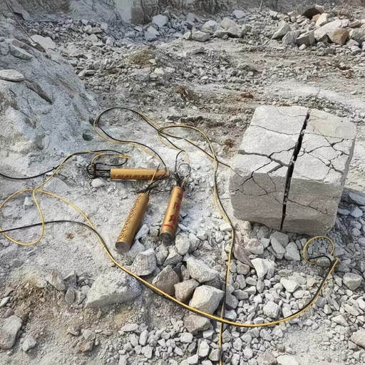 DINGLI DL-90 Hydraulic Rock Splitter 90MM Borehole Engine Pump 1580KN Force for Mine Rock Mining Underground Cave Tunnel Use