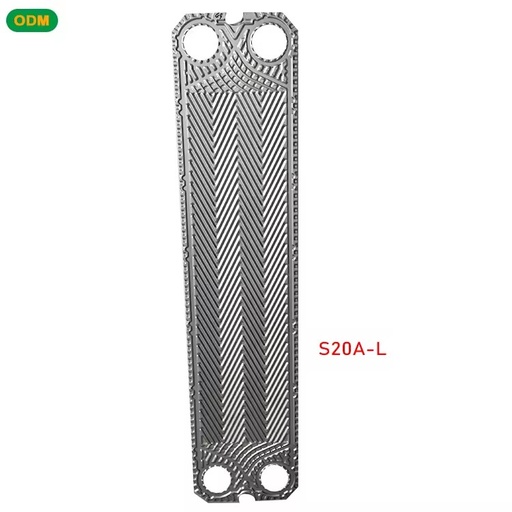 Duplex Stainless Steel S20A-L Plate Heat Exchanger Plates for Geothermal Brine Systems ASME Certified PHE Spare Parts