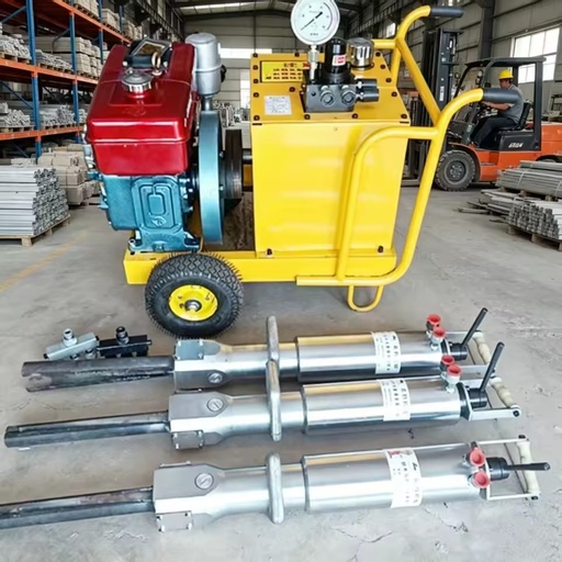 Durable Diesel/Electric Hydraulic Stone Splitter Rock Splitter with Guns