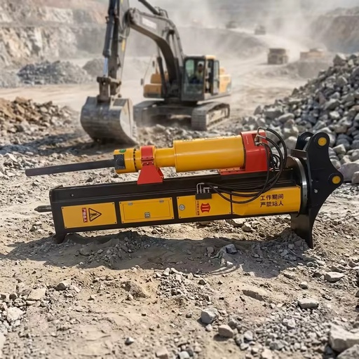 Versatile Application Hydraulic Rock Splitter with Engine Motor & Pump for Excavator-Mounted Quarrying & Mining Use