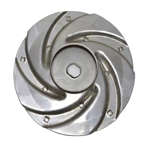 Stainless Steel High Pressure Hydraulic Pump Impeller Semi-Open Type Investment Casting 4 Blades Turbine/Serrated Satin