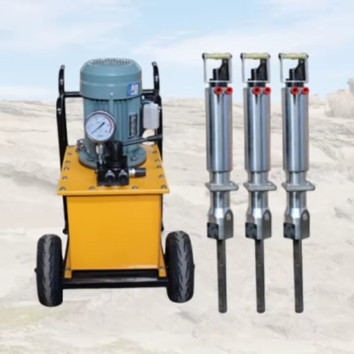 Natural Cube Stone Splitting Machine Rock Splitter Hydraulic Concrete Rock Splitter Machine