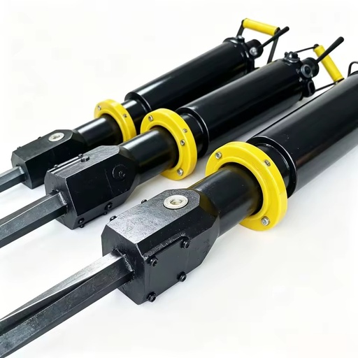 A Versatile Hydraulic Rock Splitting Machine Suitable for Hard Rock Crushing Construction in Drainage Ditches