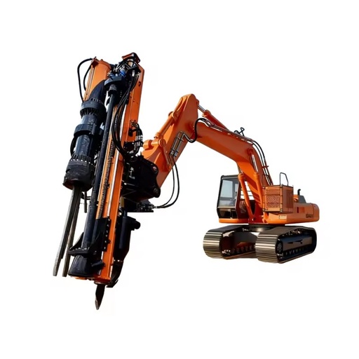 2-in-1 Integrated Hydraulic Rock Drill and Splitter Attachment Rock Splitter Drilling and Splitting Machine for Excavator