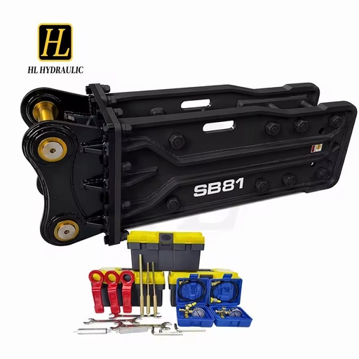 SB81 Hydraulic Jack Hammer Rock Splitter for 18-26 Ton CAT320GX CAT323 CAT326 350-500bpm CE Certified