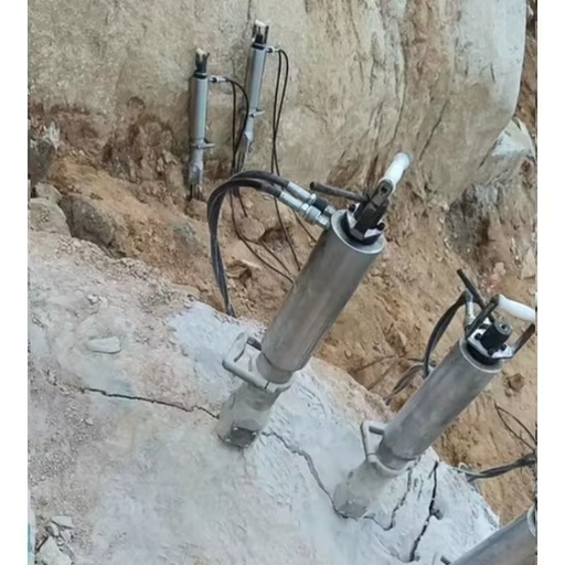 Hydraulic Rock Splitter with Diesel Engine & Electric Motor 900T-1200T Splitting Force for Mining