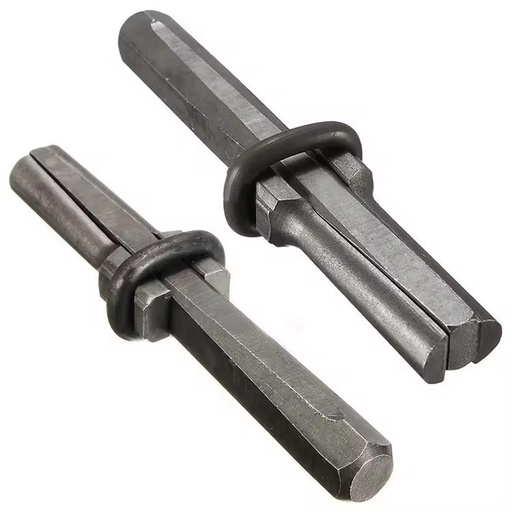1 Set Stone Splitter 9/16 in 5/8 Inch 16/18mm Metal Plug Wedges and Feathers Shims Concrete Rock Splitters Hand Tool