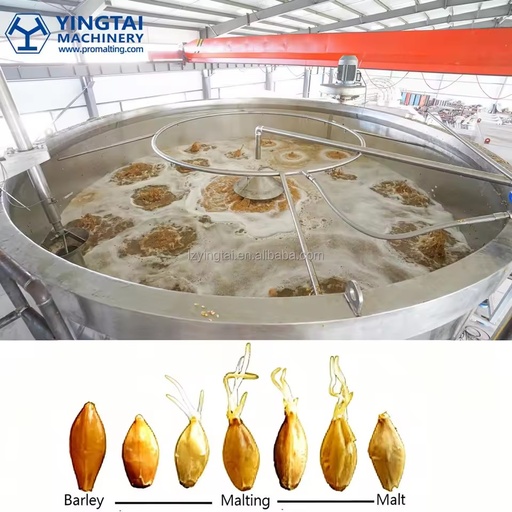 Yingtai Promalting System Drum Craft Malting Equipment Malting Barley to Produce Craft Malts