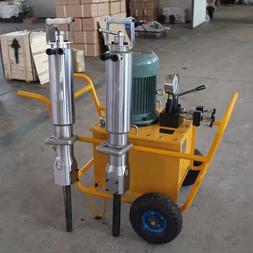 High Strength Wedge Type Hydraulic Rock Splitter for Tunnel Foundation 60kg Weight 1 Year Warranty Brand Tuoshijixie