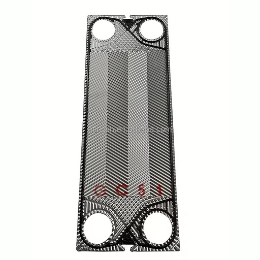 DN50 GC51 Plate Heat Exchanger Plates for Marine Sulfur Scrubber Cooling Titanium Gr1 Anti Corrosion PHE Spare Parts